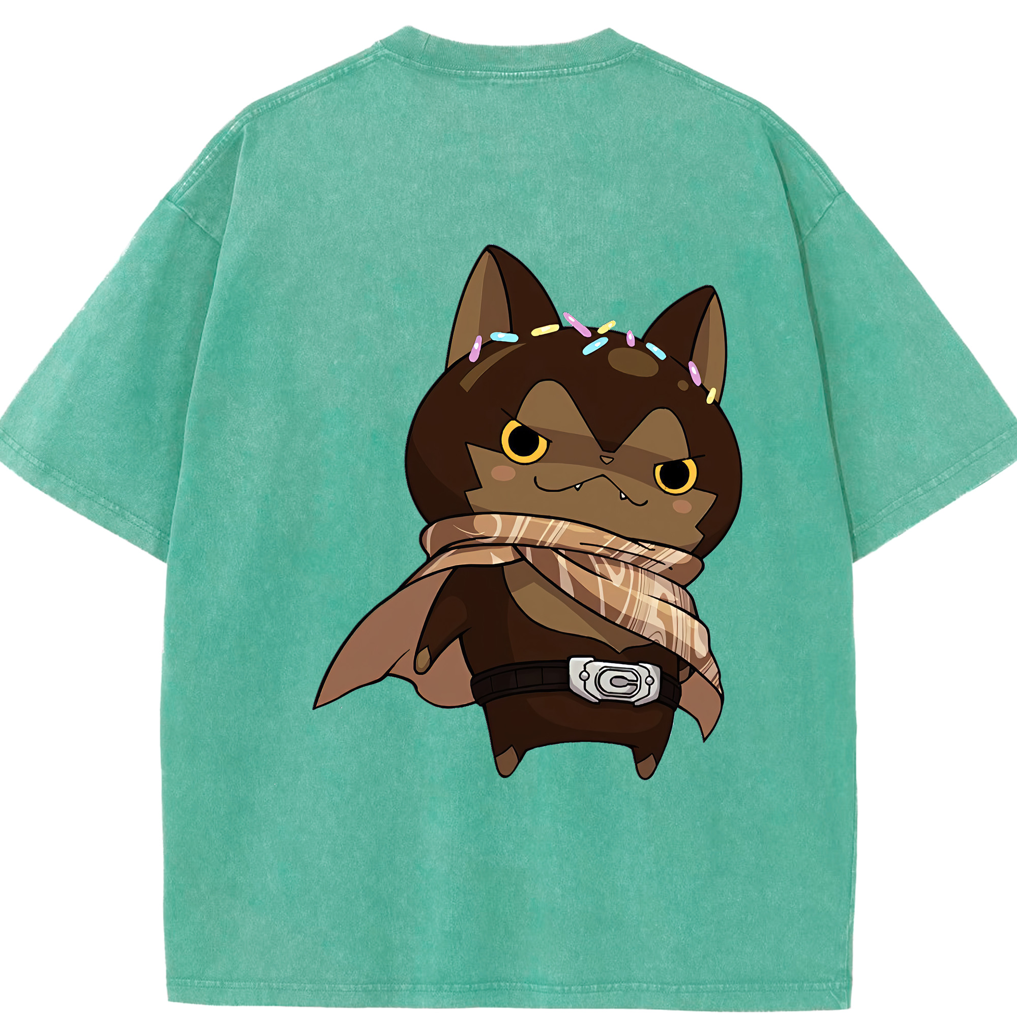 （画像用） 妖怪ウォッチ Yo-kai Watch 綿100% ヴィンテージ風 半袖Tシャツ（背面プリント）